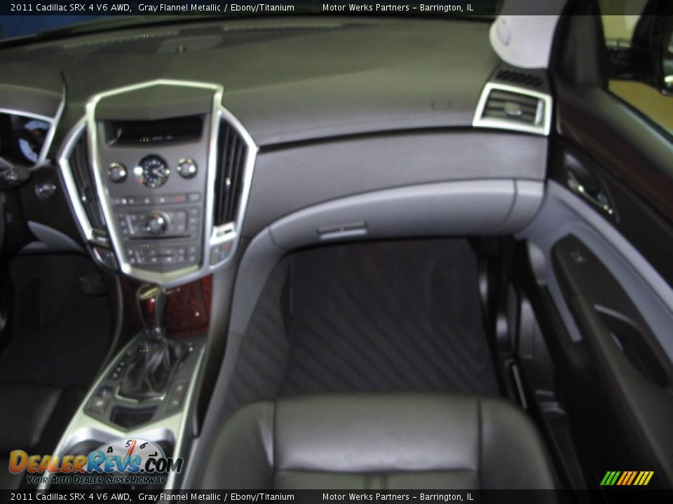 2011 Cadillac SRX 4 V6 AWD Gray Flannel Metallic / Ebony/Titanium Photo #25
