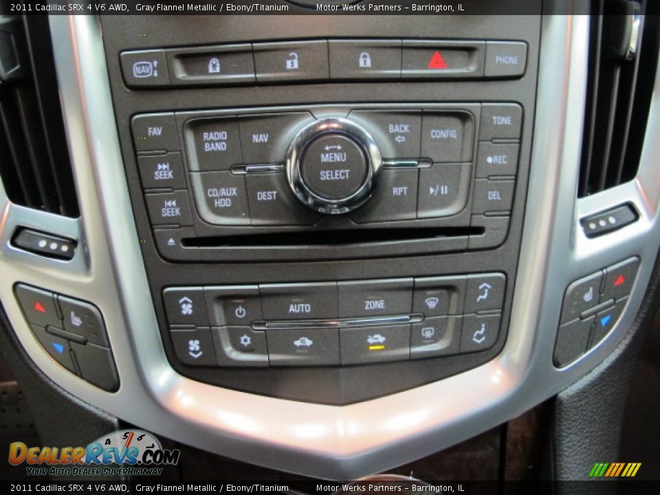 2011 Cadillac SRX 4 V6 AWD Gray Flannel Metallic / Ebony/Titanium Photo #29