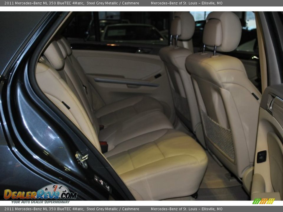2011 Mercedes-Benz ML 350 BlueTEC 4Matic Steel Grey Metallic / Cashmere Photo #10