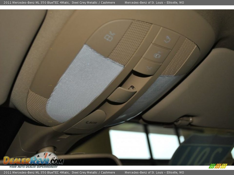 2011 Mercedes-Benz ML 350 BlueTEC 4Matic Steel Grey Metallic / Cashmere Photo #19
