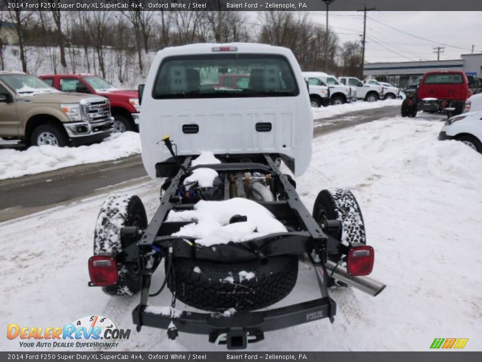 2014 Ford F250 Super Duty XL SuperCab 4x4 Oxford White / Steel Photo #7