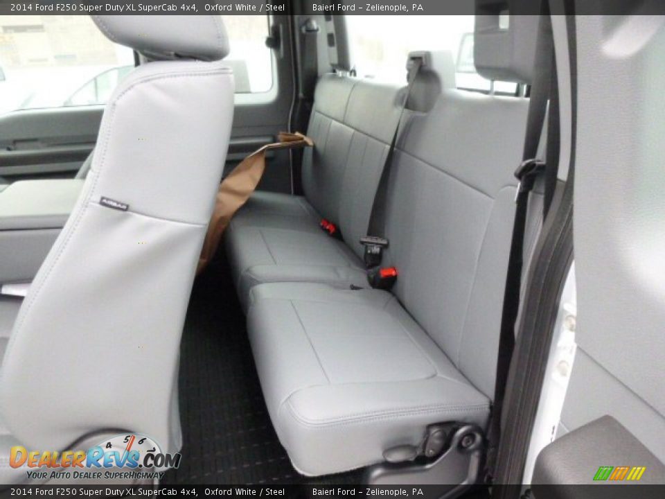 2014 Ford F250 Super Duty XL SuperCab 4x4 Oxford White / Steel Photo #11