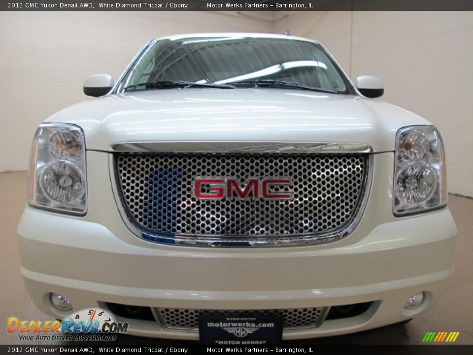2012 GMC Yukon Denali AWD White Diamond Tricoat / Ebony Photo #2