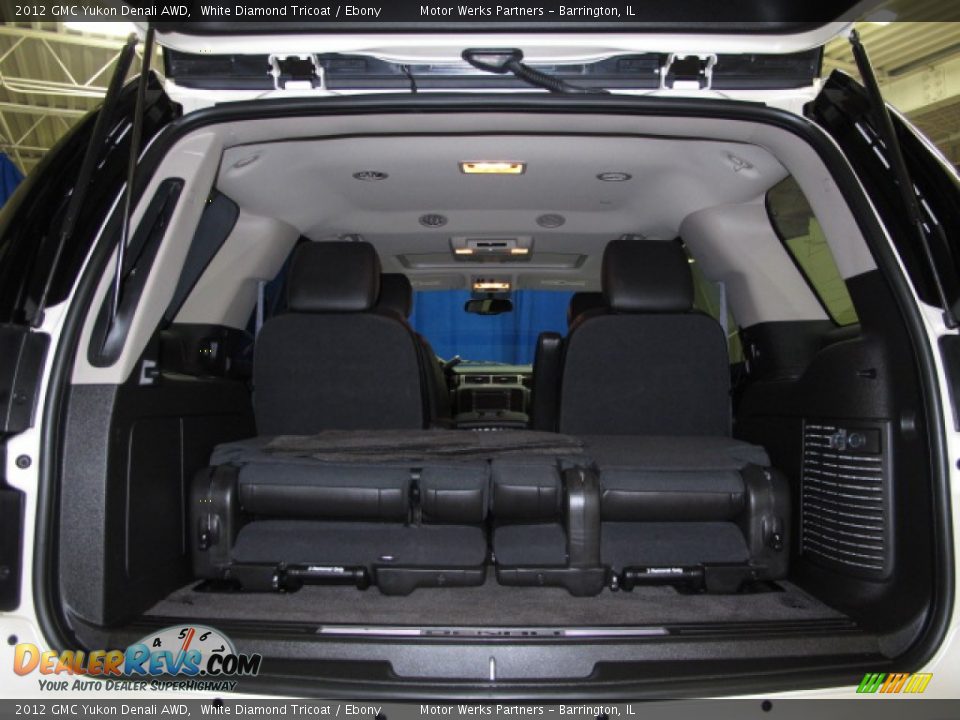 2012 GMC Yukon Denali AWD White Diamond Tricoat / Ebony Photo #9