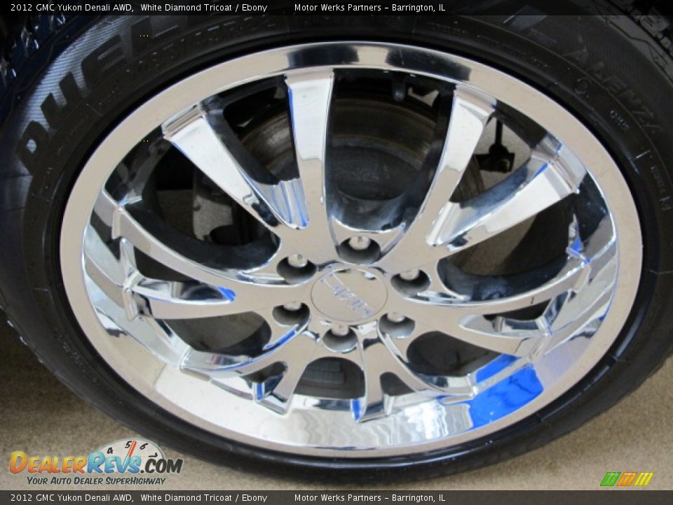 2012 GMC Yukon Denali AWD White Diamond Tricoat / Ebony Photo #13