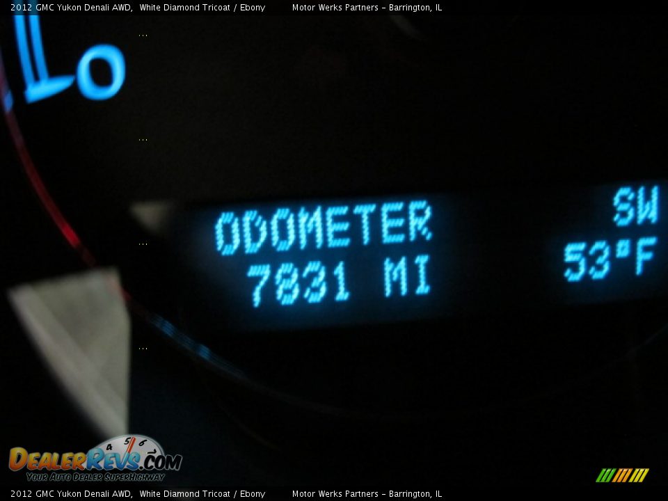 2012 GMC Yukon Denali AWD White Diamond Tricoat / Ebony Photo #27