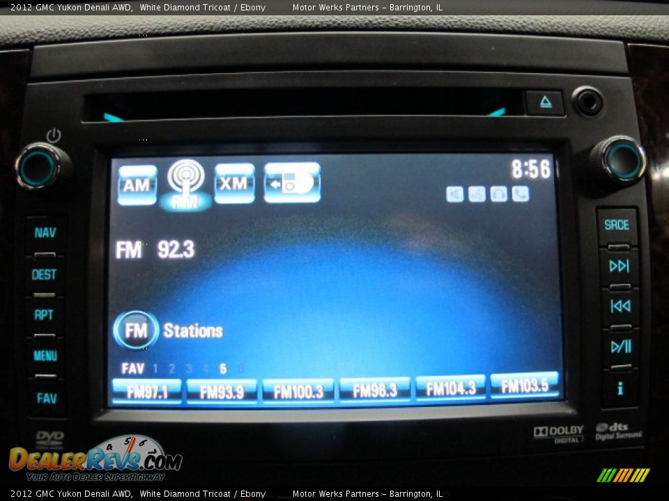 2012 GMC Yukon Denali AWD White Diamond Tricoat / Ebony Photo #29