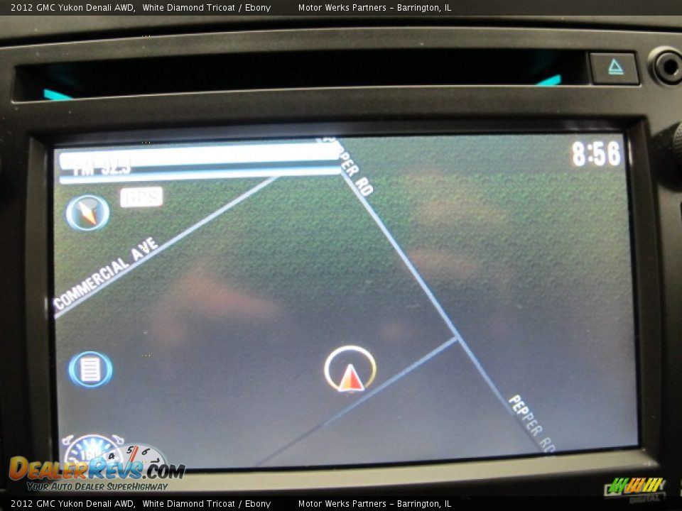 2012 GMC Yukon Denali AWD White Diamond Tricoat / Ebony Photo #31