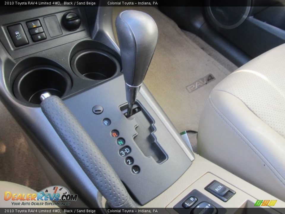 2010 Toyota RAV4 Limited 4WD Black / Sand Beige Photo #17