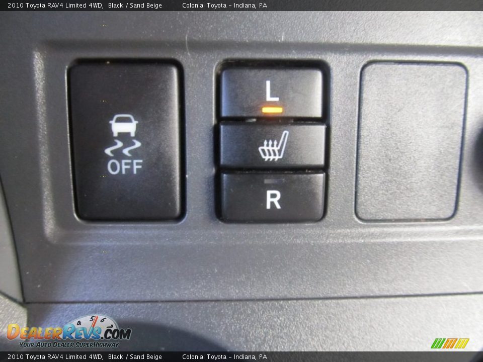2010 Toyota RAV4 Limited 4WD Black / Sand Beige Photo #18