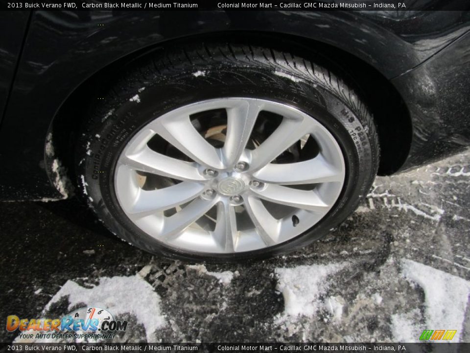 2013 Buick Verano FWD Carbon Black Metallic / Medium Titanium Photo #3