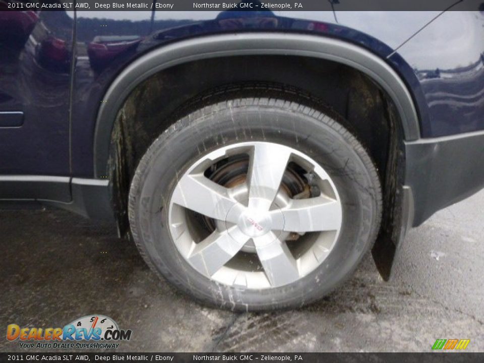 2011 GMC Acadia SLT AWD Deep Blue Metallic / Ebony Photo #9