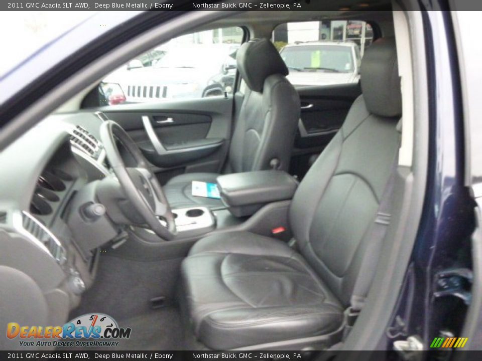 2011 GMC Acadia SLT AWD Deep Blue Metallic / Ebony Photo #10