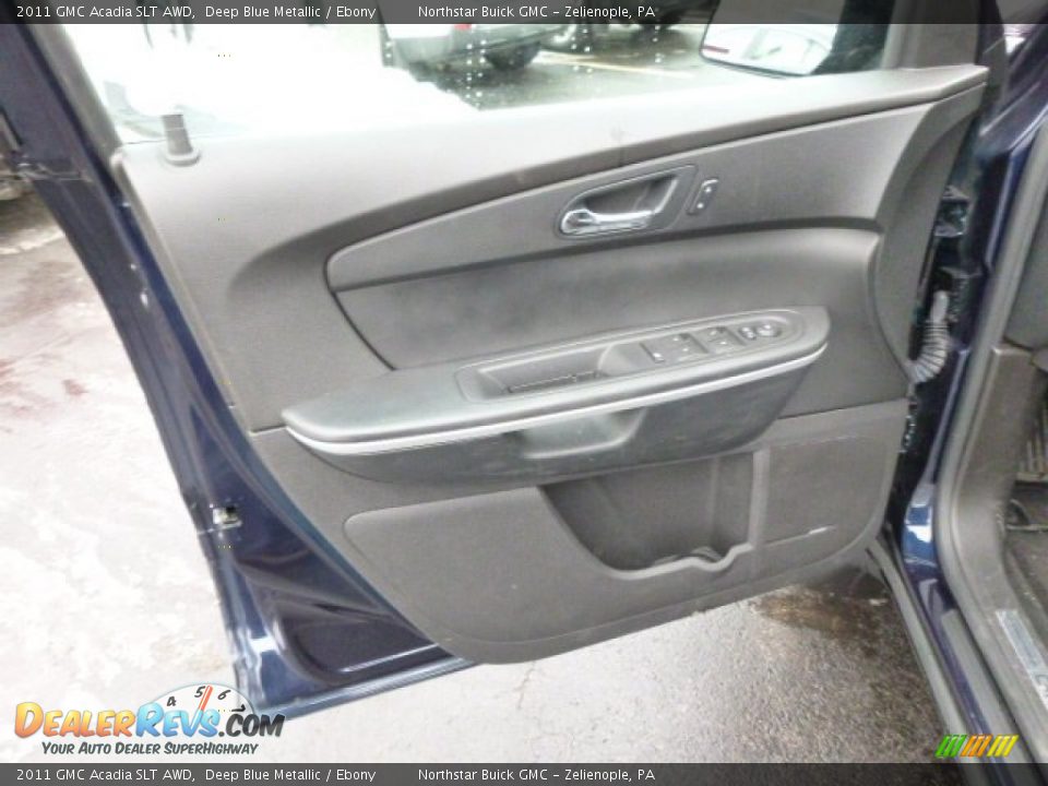 2011 GMC Acadia SLT AWD Deep Blue Metallic / Ebony Photo #11