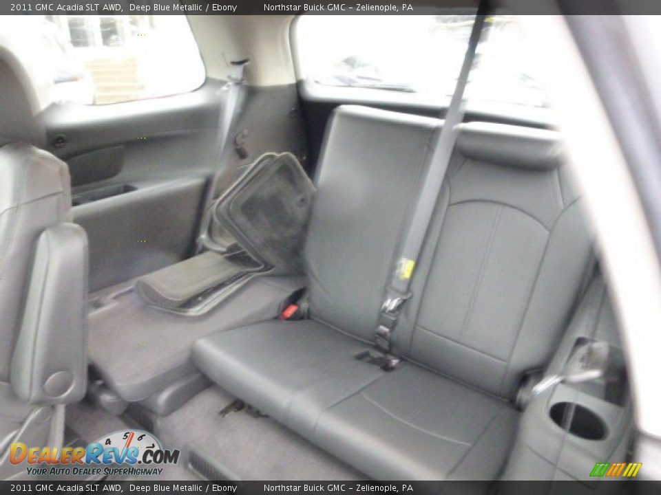 2011 GMC Acadia SLT AWD Deep Blue Metallic / Ebony Photo #14