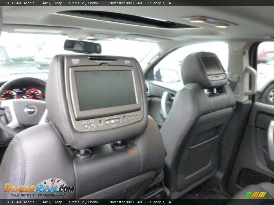 2011 GMC Acadia SLT AWD Deep Blue Metallic / Ebony Photo #15