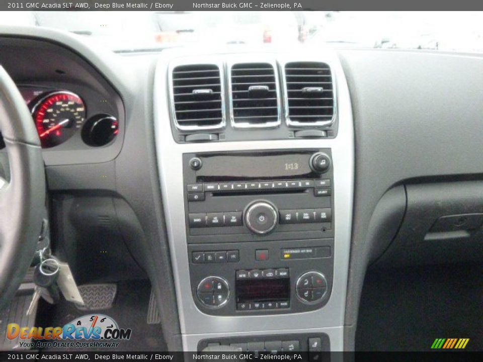 2011 GMC Acadia SLT AWD Deep Blue Metallic / Ebony Photo #17