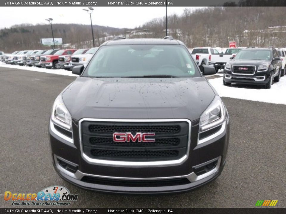 2014 GMC Acadia SLE AWD Iridium Metallic / Ebony Photo #2
