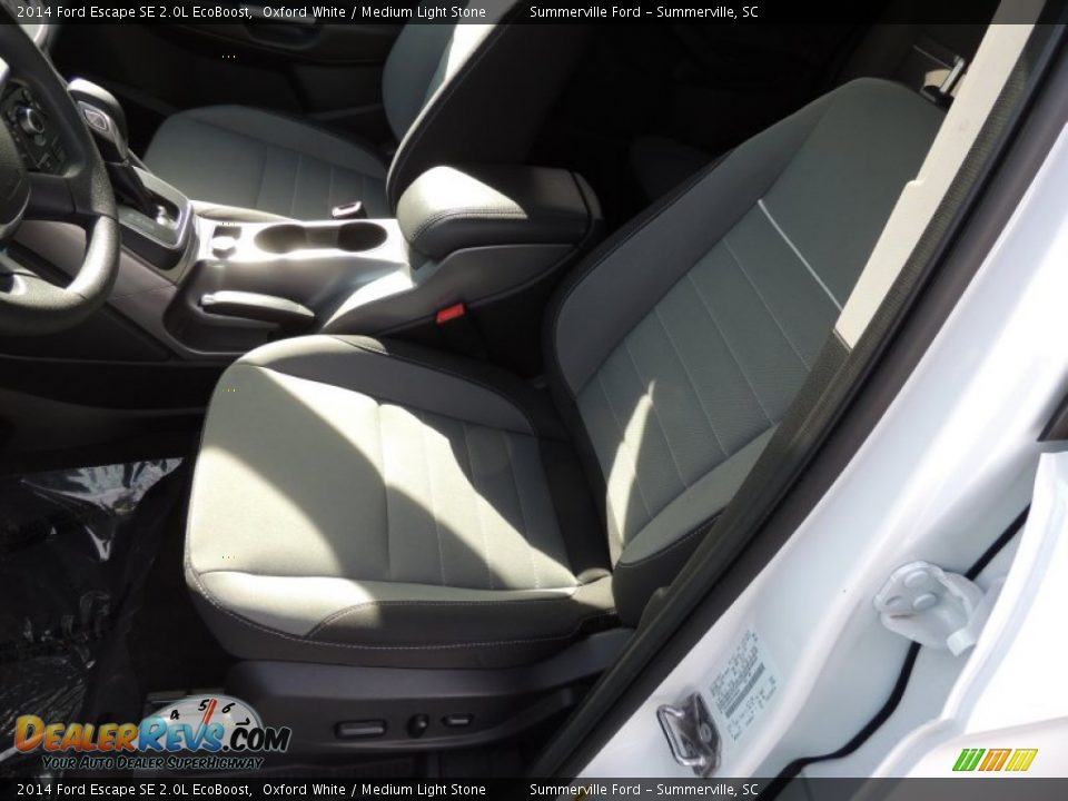 2014 Ford Escape SE 2.0L EcoBoost Oxford White / Medium Light Stone Photo #5