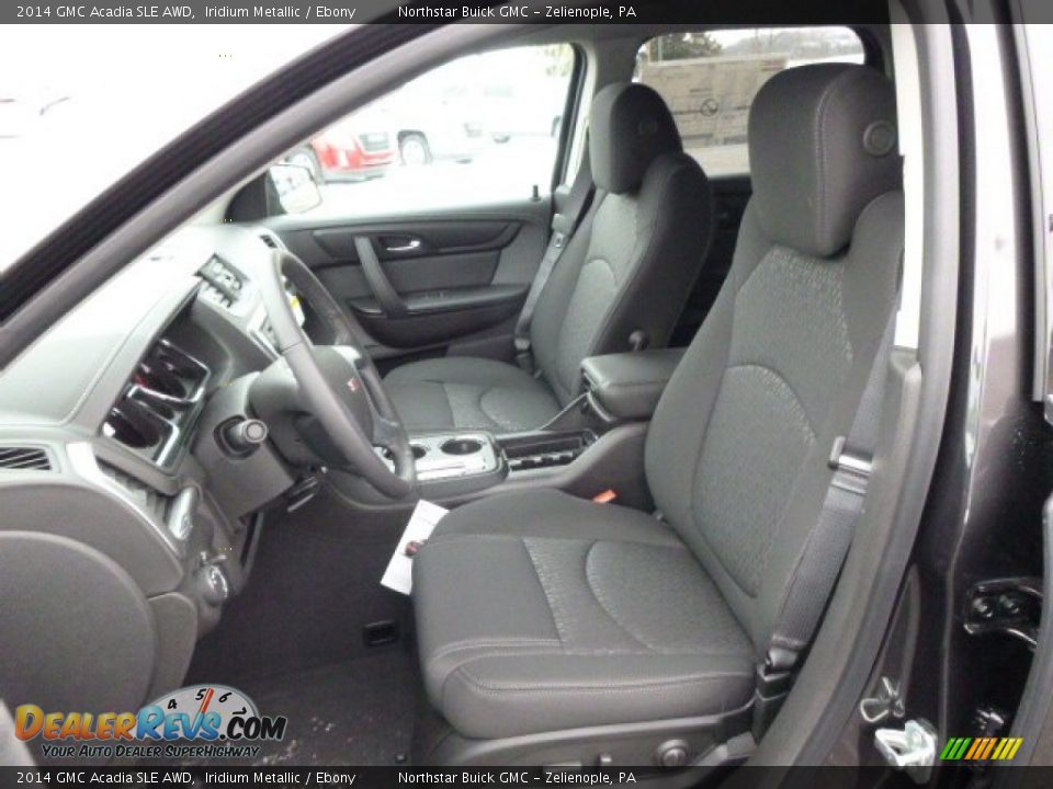 2014 GMC Acadia SLE AWD Iridium Metallic / Ebony Photo #10