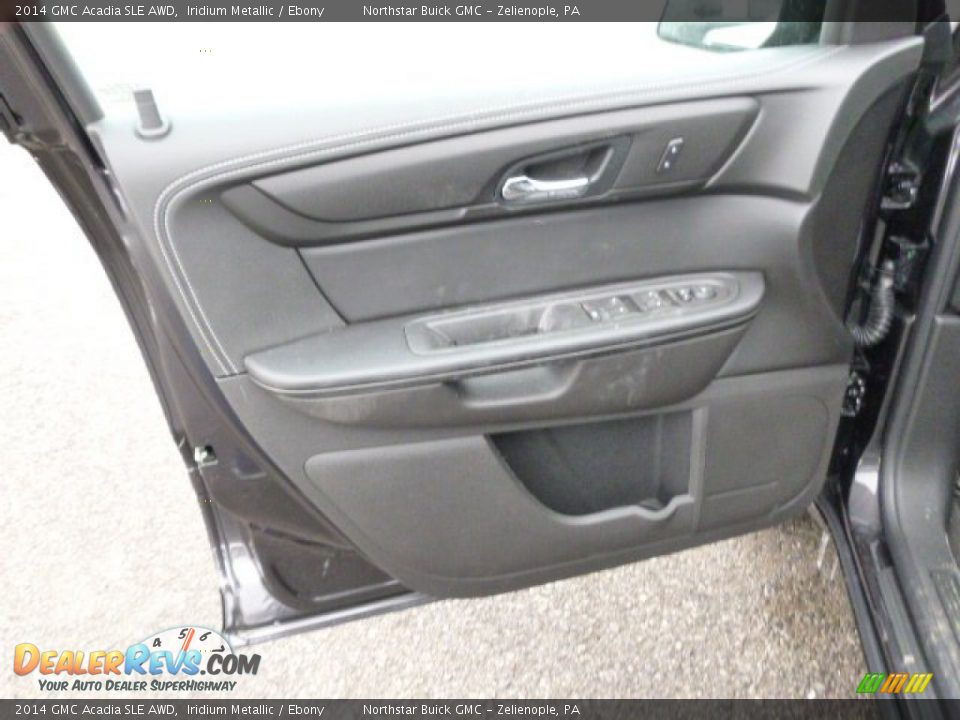 2014 GMC Acadia SLE AWD Iridium Metallic / Ebony Photo #11