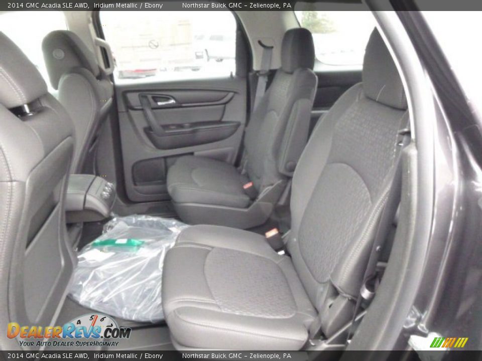 2014 GMC Acadia SLE AWD Iridium Metallic / Ebony Photo #12