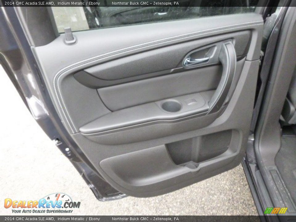 2014 GMC Acadia SLE AWD Iridium Metallic / Ebony Photo #13