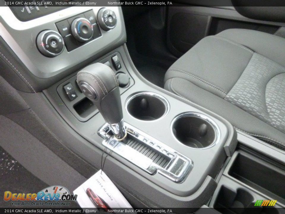 2014 GMC Acadia SLE AWD Iridium Metallic / Ebony Photo #17