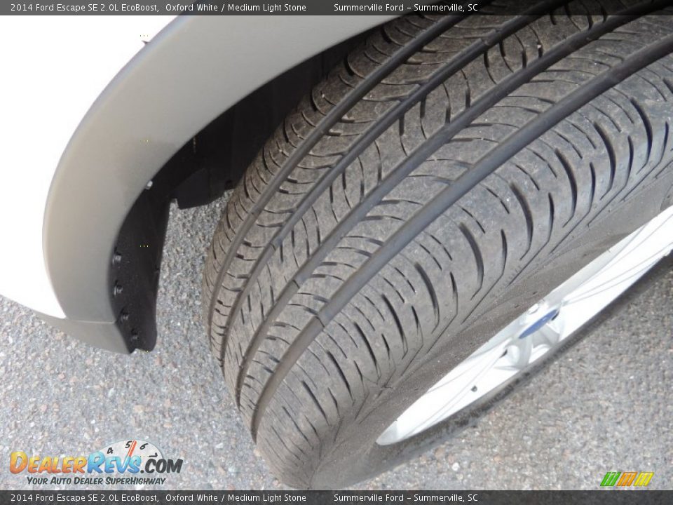 2014 Ford Escape SE 2.0L EcoBoost Oxford White / Medium Light Stone Photo #18