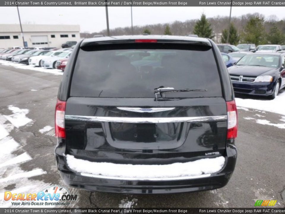 2014 Chrysler Town & Country Limited Brilliant Black Crystal Pearl / Dark Frost Beige/Medium Frost Beige Photo #7