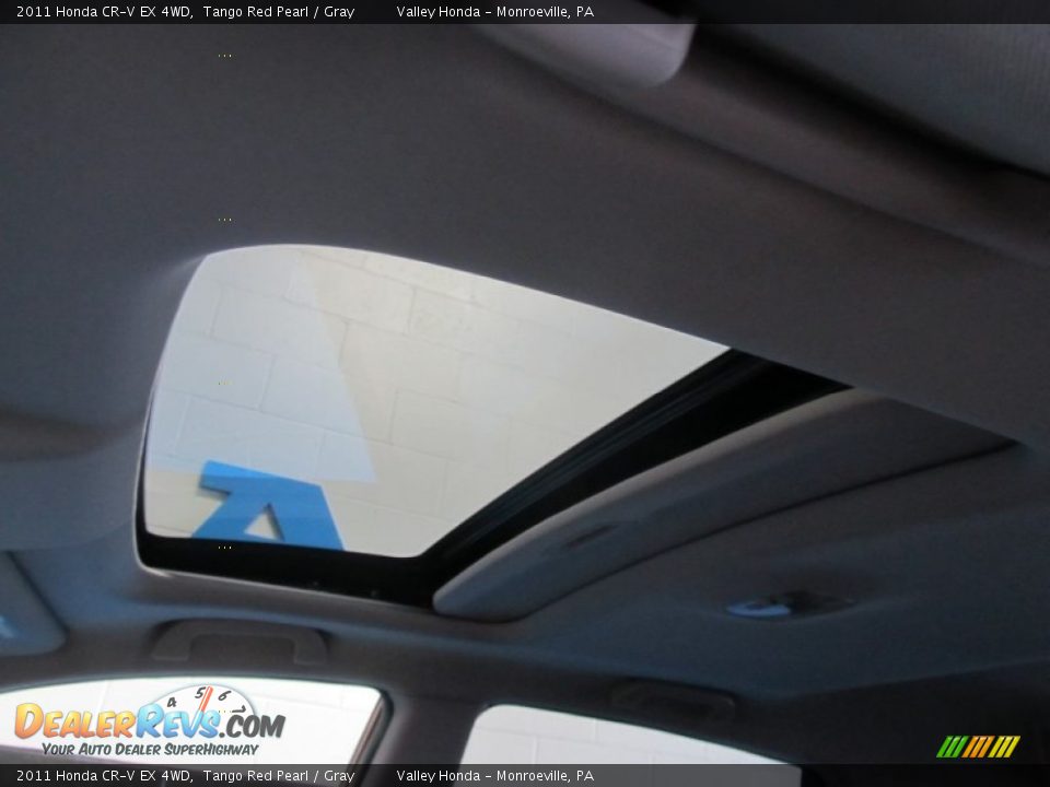 2011 Honda CR-V EX 4WD Tango Red Pearl / Gray Photo #8
