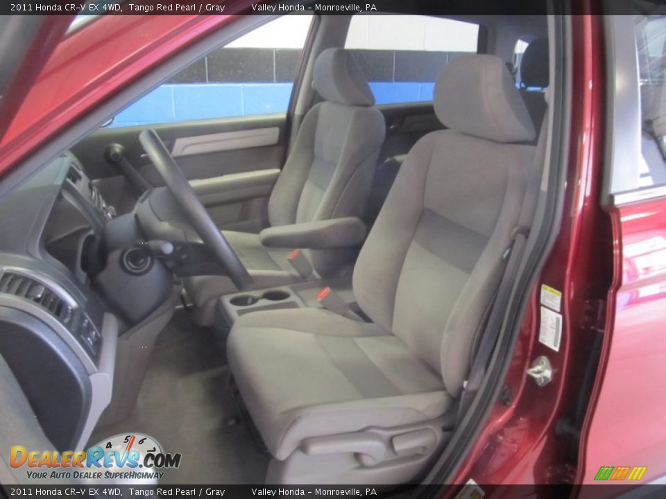 2011 Honda CR-V EX 4WD Tango Red Pearl / Gray Photo #9