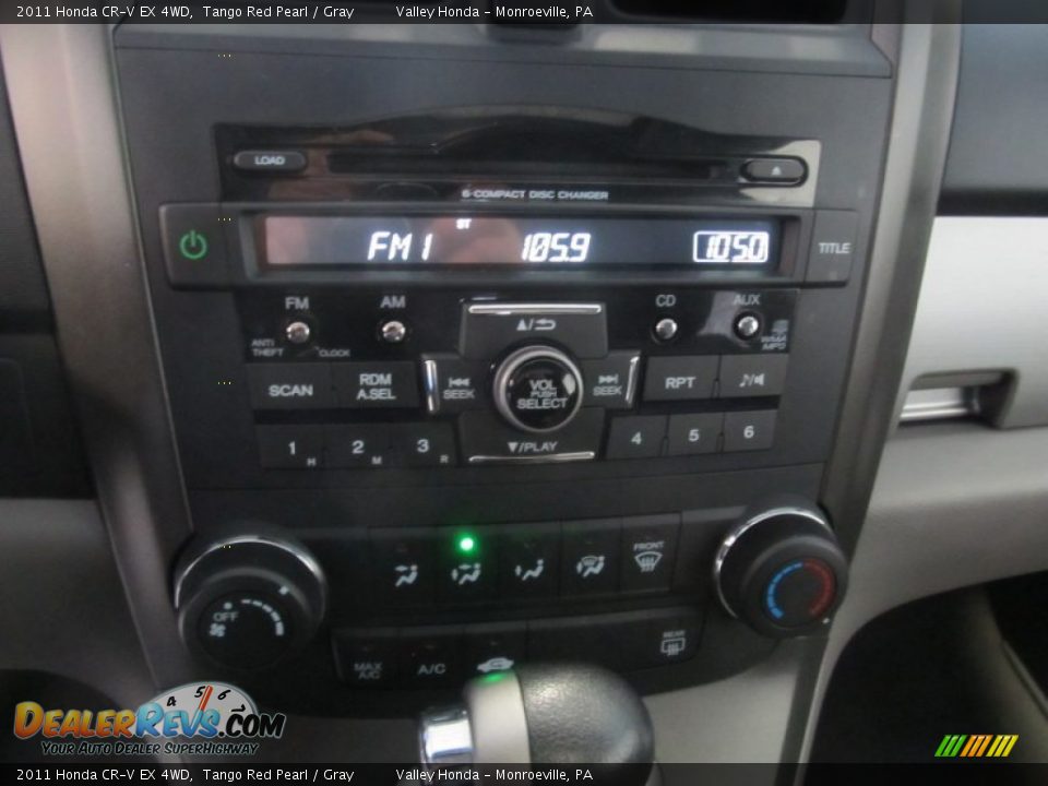 2011 Honda CR-V EX 4WD Tango Red Pearl / Gray Photo #12