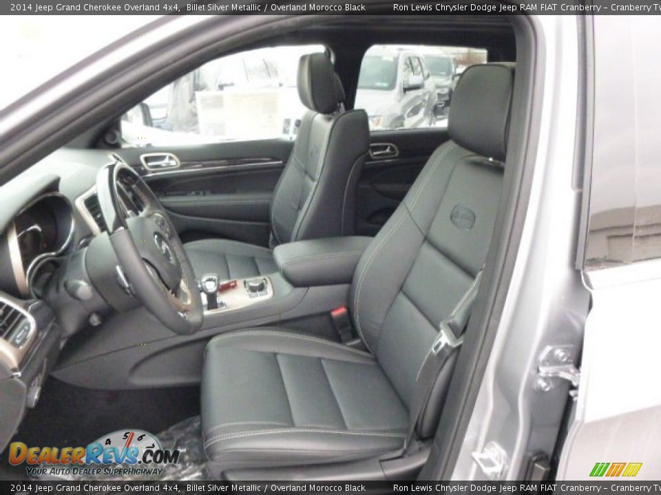 Front Seat of 2014 Jeep Grand Cherokee Overland 4x4 Photo #10