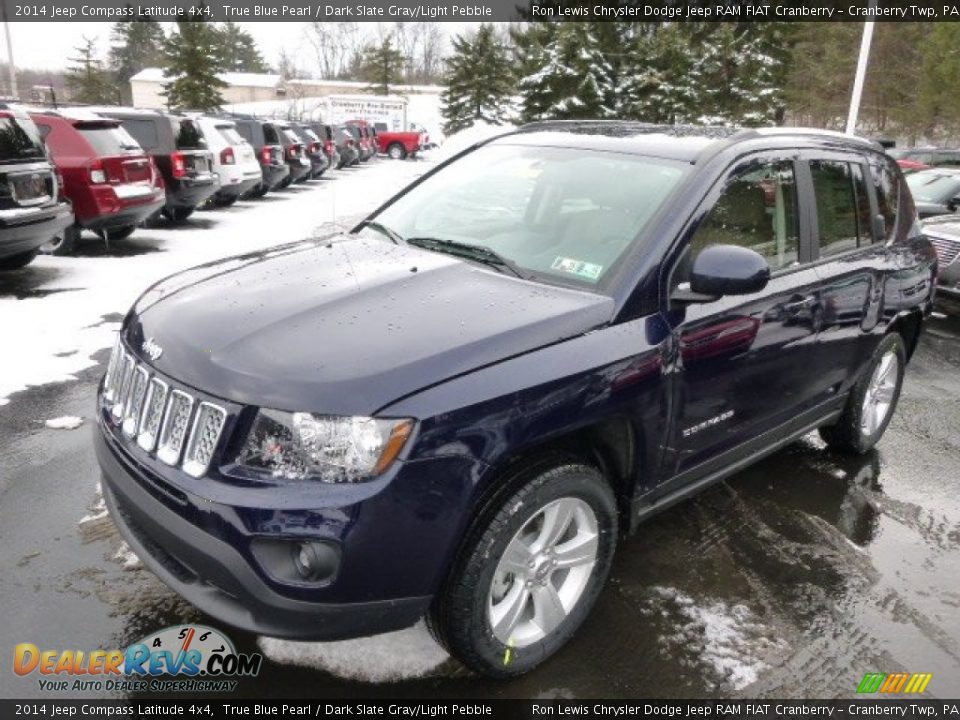 2014 Jeep Compass Latitude 4x4 True Blue Pearl / Dark Slate Gray/Light Pebble Photo #2