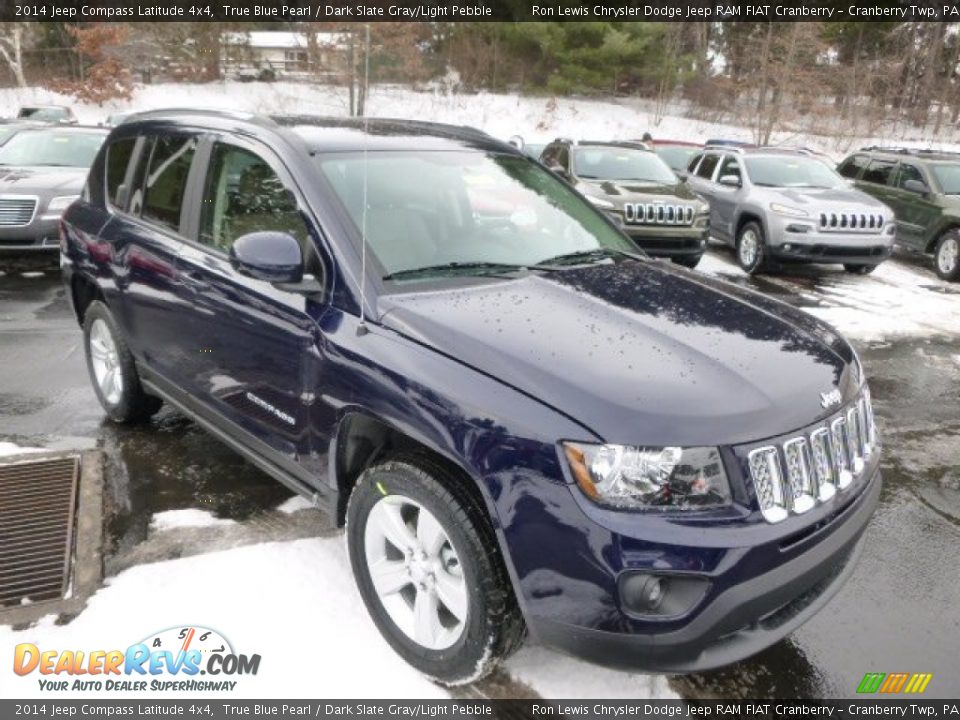 2014 Jeep Compass Latitude 4x4 True Blue Pearl / Dark Slate Gray/Light Pebble Photo #4