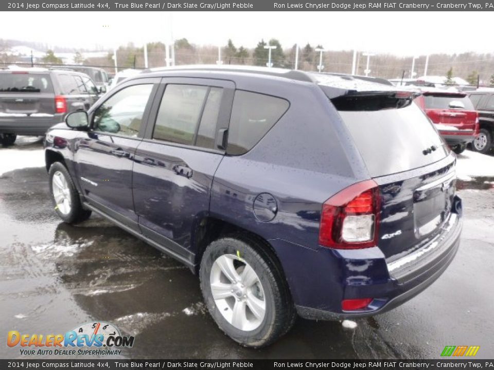 2014 Jeep Compass Latitude 4x4 True Blue Pearl / Dark Slate Gray/Light Pebble Photo #8