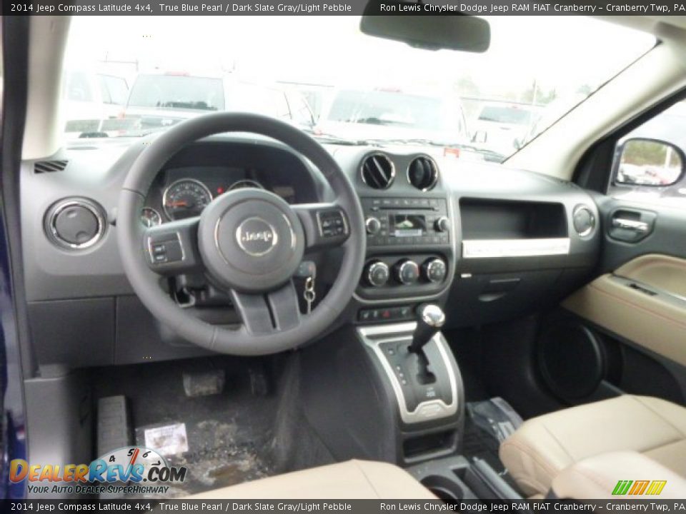2014 Jeep Compass Latitude 4x4 True Blue Pearl / Dark Slate Gray/Light Pebble Photo #14