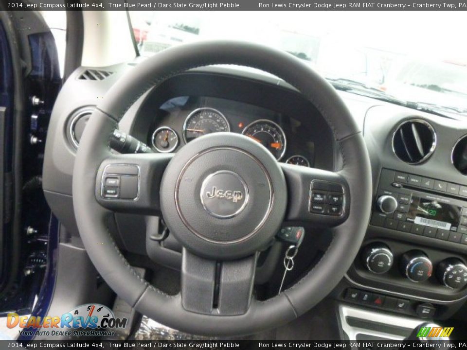 2014 Jeep Compass Latitude 4x4 True Blue Pearl / Dark Slate Gray/Light Pebble Photo #19