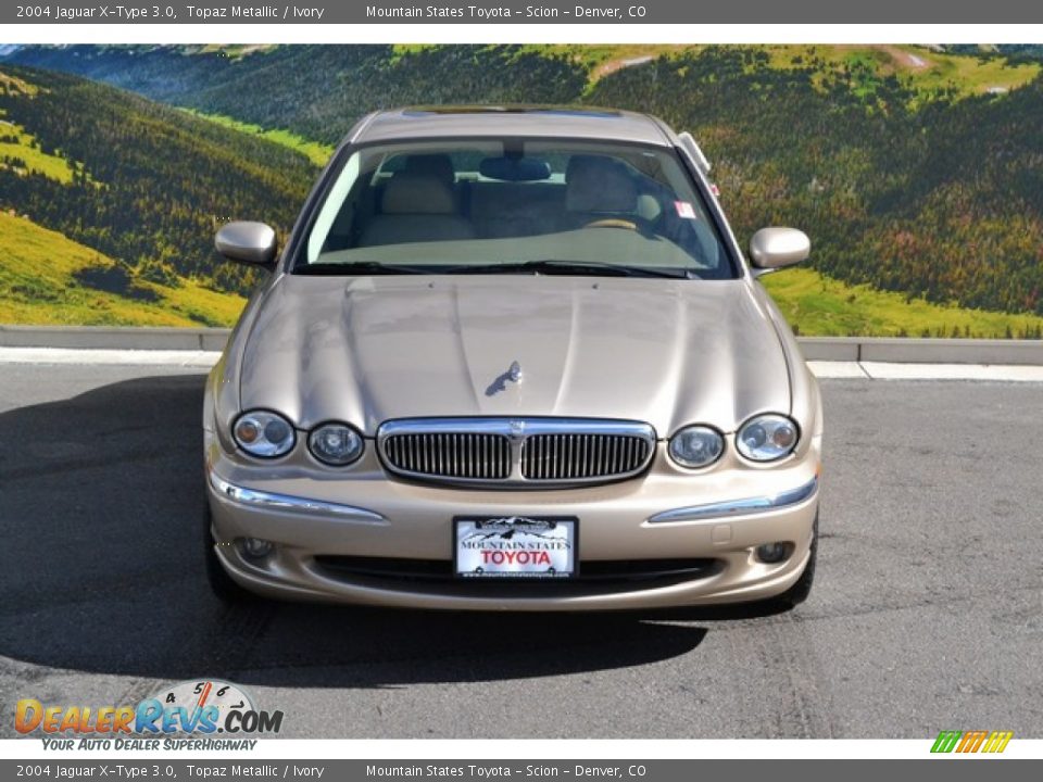 2004 Jaguar X-Type 3.0 Topaz Metallic / Ivory Photo #4