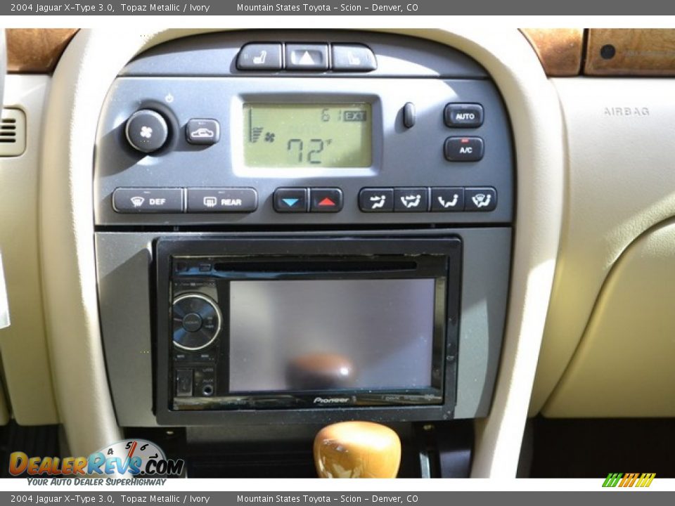 2004 Jaguar X-Type 3.0 Topaz Metallic / Ivory Photo #14