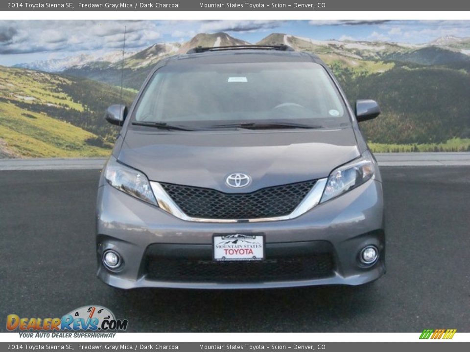 2014 Toyota Sienna SE Predawn Gray Mica / Dark Charcoal Photo #2