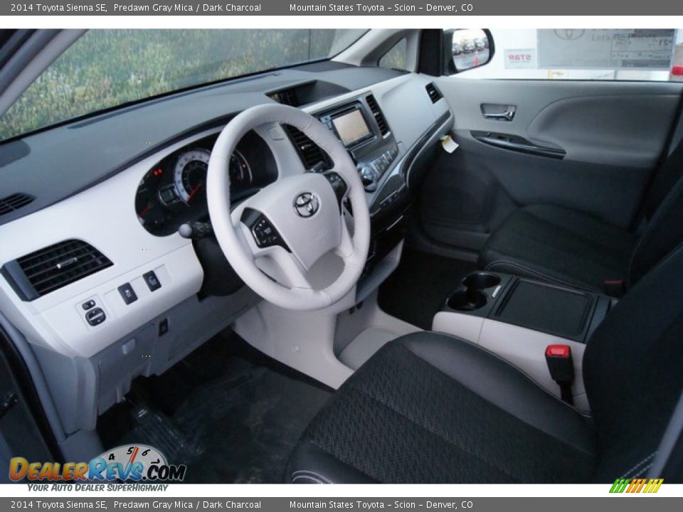 Dark Charcoal Interior - 2014 Toyota Sienna SE Photo #5