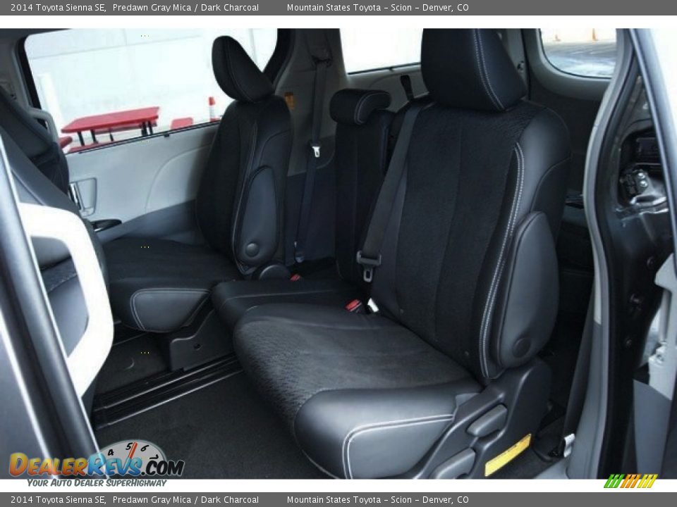 Rear Seat of 2014 Toyota Sienna SE Photo #7
