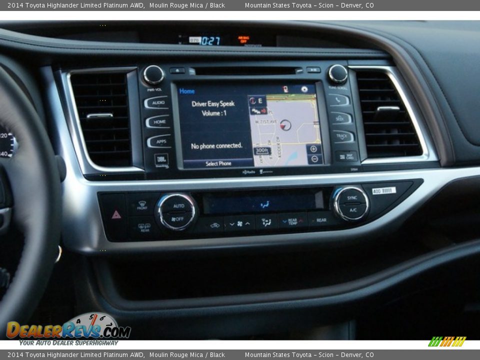 2014 Toyota Highlander Limited Platinum AWD Moulin Rouge Mica / Black Photo #7