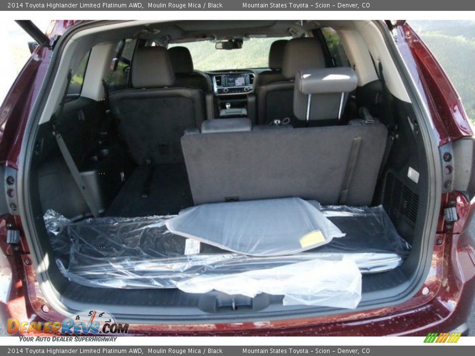 2014 Toyota Highlander Limited Platinum AWD Moulin Rouge Mica / Black Photo #10