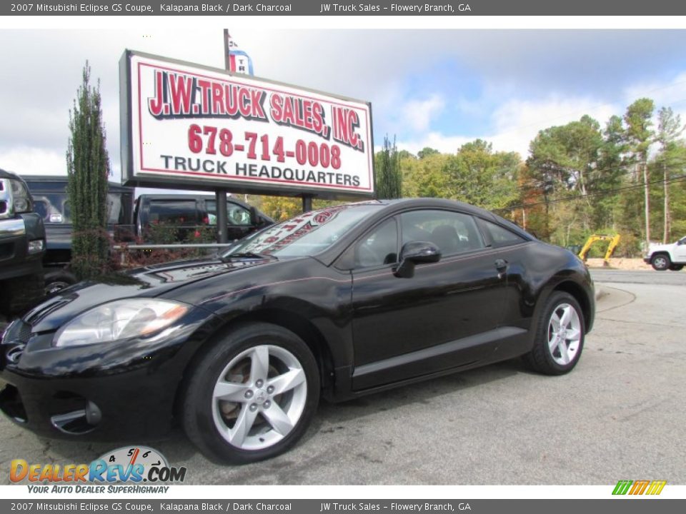 2007 Mitsubishi Eclipse GS Coupe Kalapana Black / Dark Charcoal Photo #3