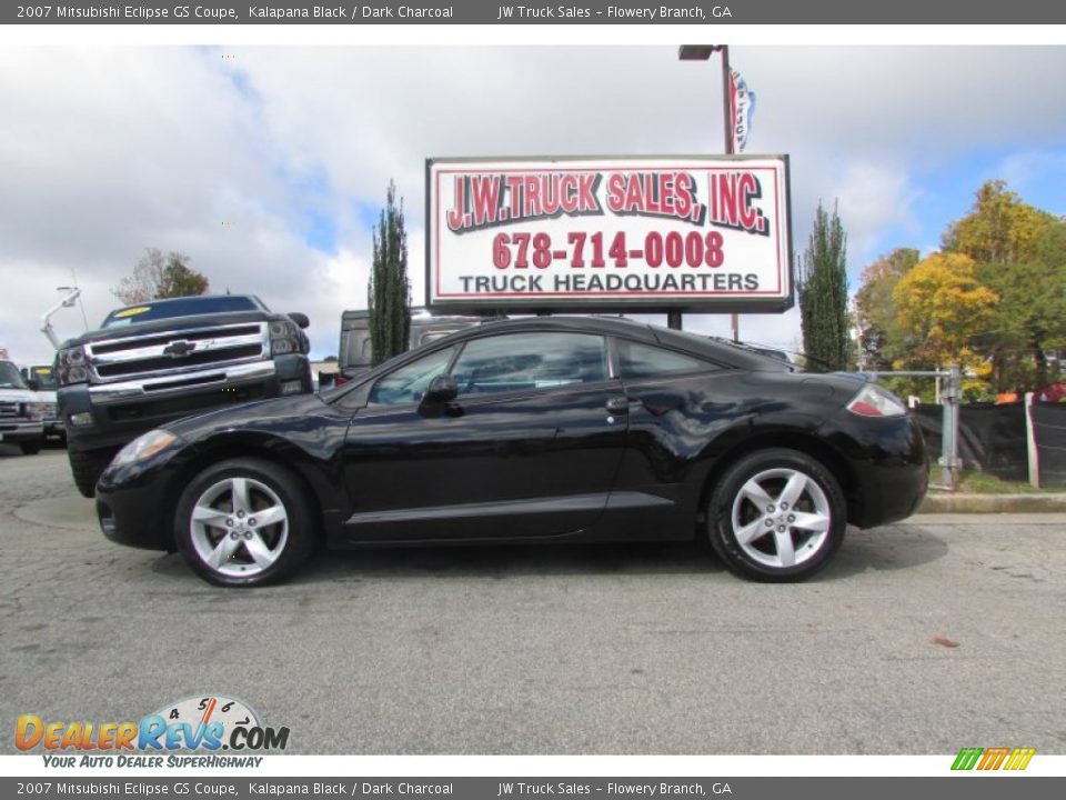 2007 Mitsubishi Eclipse GS Coupe Kalapana Black / Dark Charcoal Photo #4