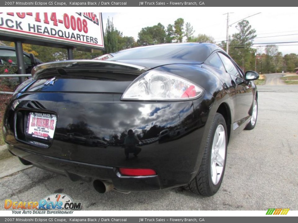 2007 Mitsubishi Eclipse GS Coupe Kalapana Black / Dark Charcoal Photo #8