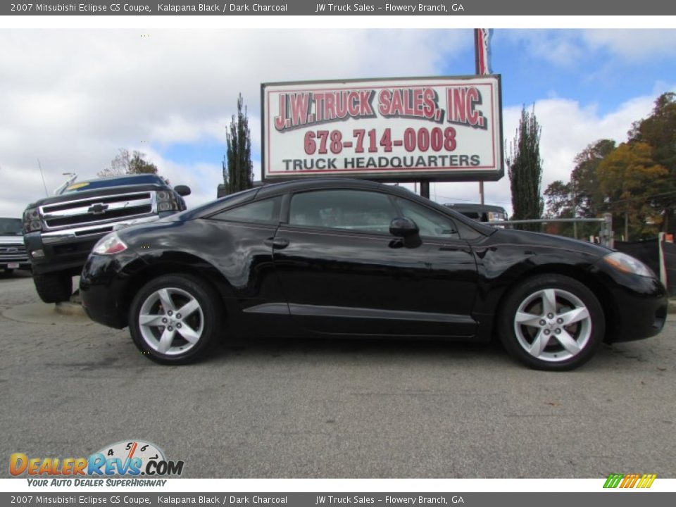 2007 Mitsubishi Eclipse GS Coupe Kalapana Black / Dark Charcoal Photo #10
